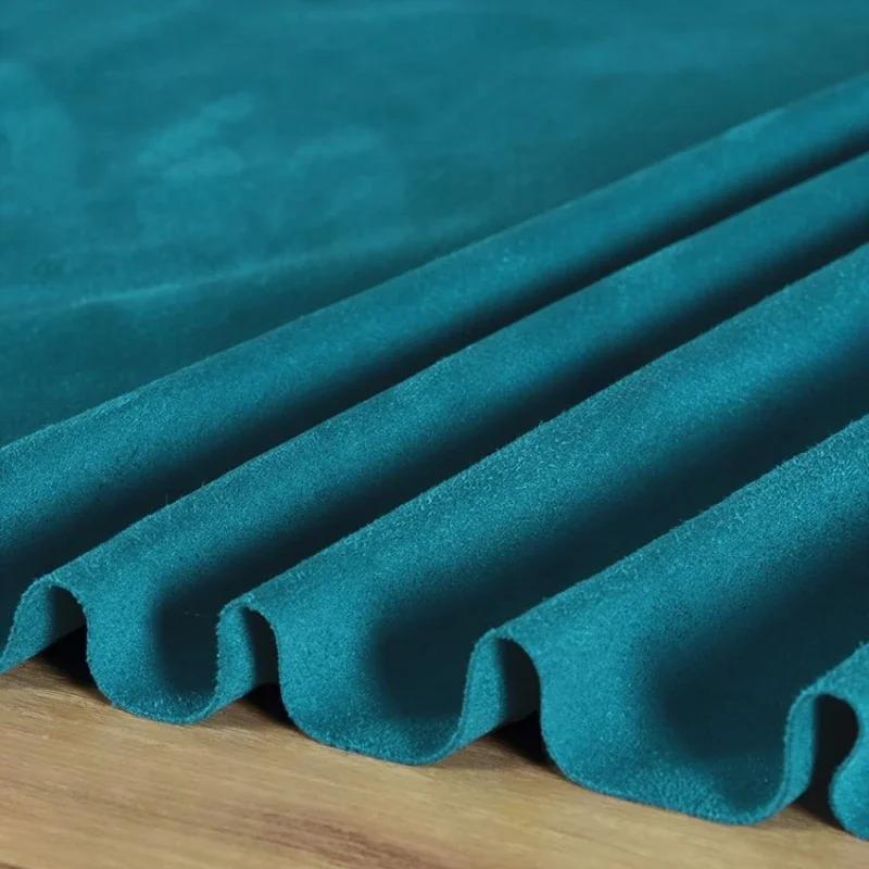 100x150cm Suede Fabric Stretch Double Microfiber for Costume Dresses Skirt Sewing Stretch Frosted Cloth Plain Material