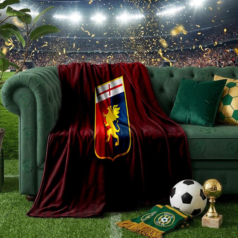 Lion Shield Genoa Throws Blanket Flannel Blankets Plush for Couch Bed Gifts for Men Women Travel picnic blanket Christmas fan gifts