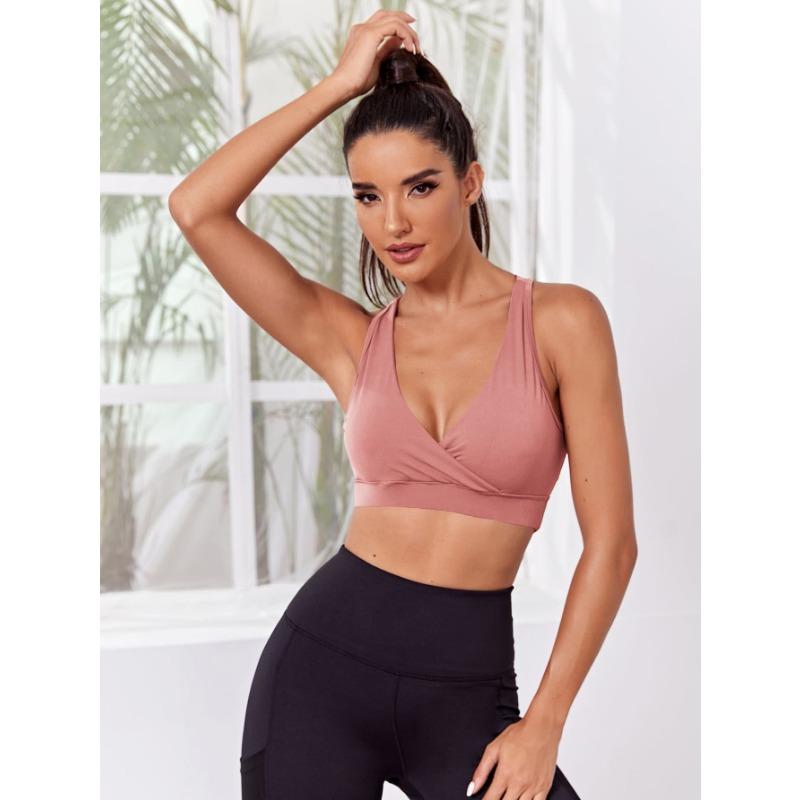 Женский спортивный бюстгальтер без косточек для бега, фитнеса, йоги