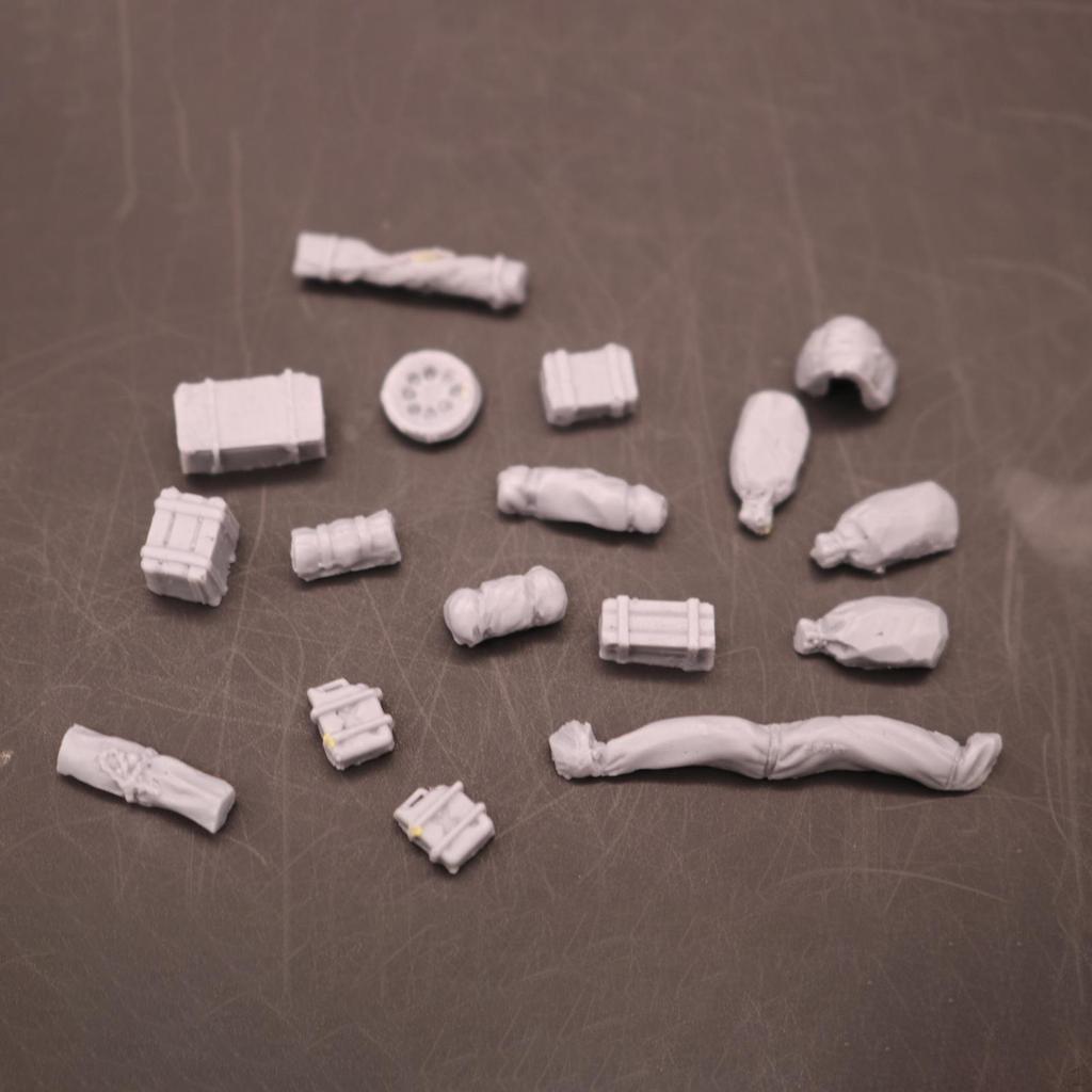 1/72 Scale Terrain Scenery for Tabletop Unpainted Decoration Mini Resin Model Ornaments Collectibles