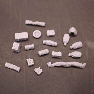 Масштаб 1/72 Ландшафт Декорации для Настольной Игры Неокрашенные Декорации Миниатюрная Смоляная Модель Украшения Коллекционные
