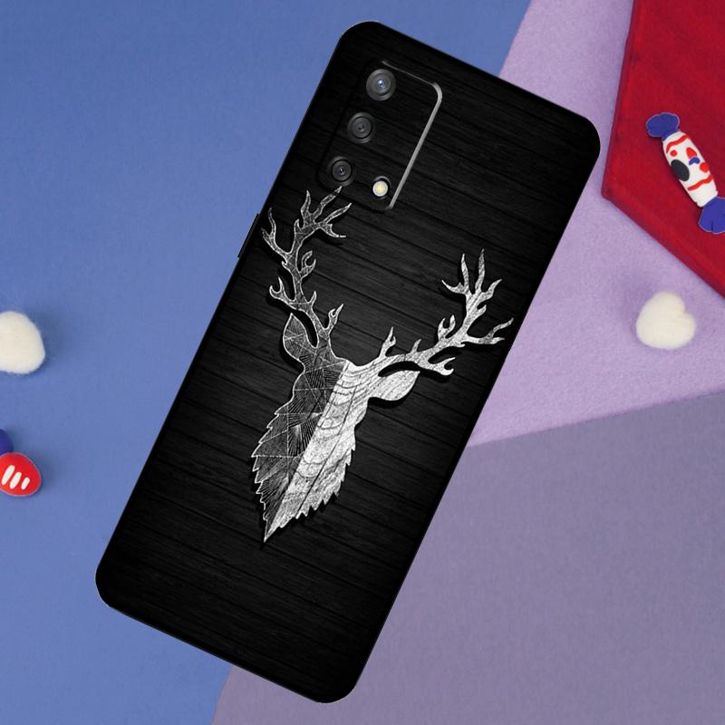 Deer Case For Oppo A5 Pro A6 A57 A17 A78 A54 A74 A94 A76 A16 A96 A18 A40 A60 A80 A38 A58 A98 A15