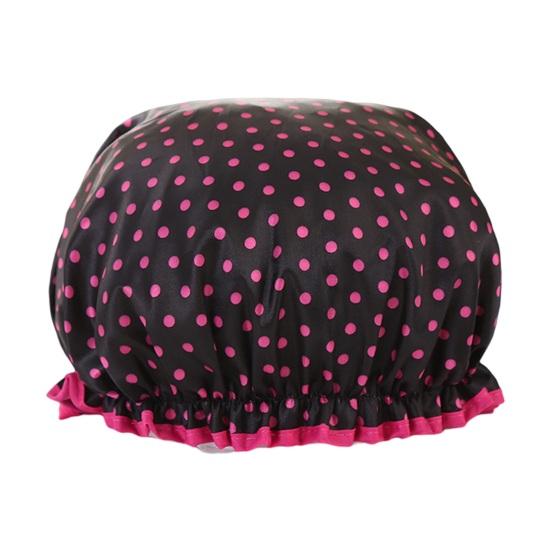 Шапочка для ванны, утолщенная дышащая двухслойная удобная широко используемая шапочка для душа для СПА