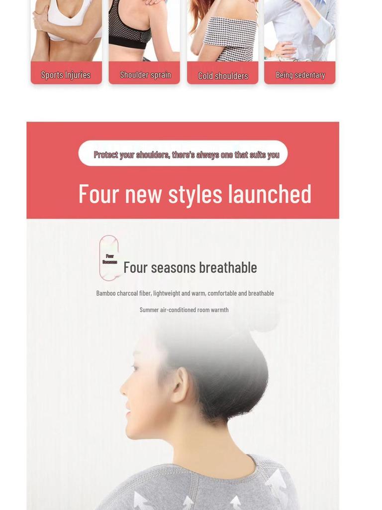 Самонагревающаяся накидка для плеч и шеи: Теплый, Утолщенный Чистый Хлопок, Горячий Компресс для Зимней Защиты от Холода - Унисекс