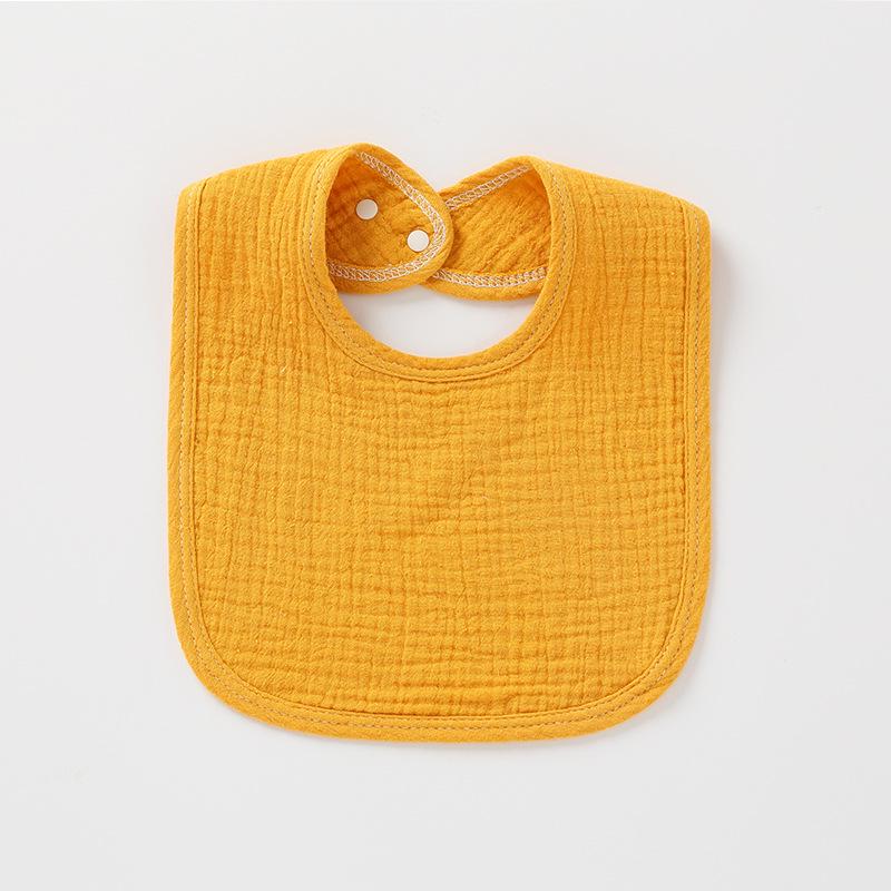 Soft U-Shaped 4-Layer Cotton Gauze Baby Bib: Absorbent and Lightweight for Spring and Summer