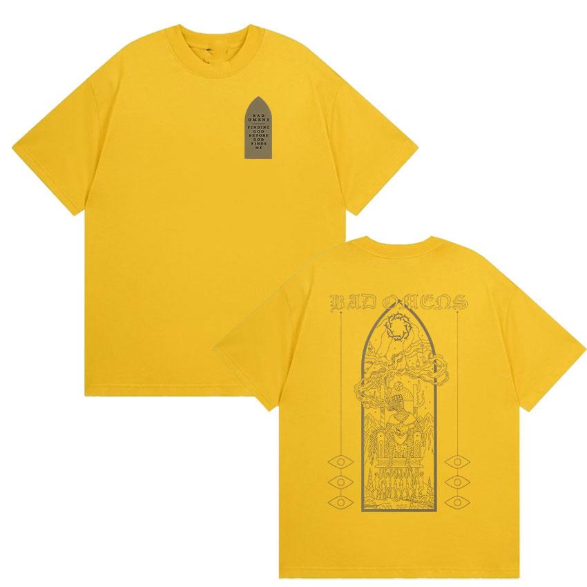 Rock Band Bad Omens Tour 2026 T Shirts Men Women Harajuku High Quality Fashion Tshirt 100 Cotton Short Sleeve Tees Streetwear