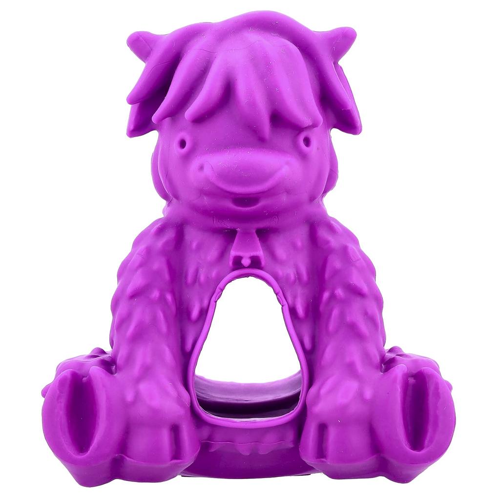 Жевательная игрушка для собак Yeti, Puff & Play, Диспенсер для лакомств, Наггетсы жевательной игрушки для собак Yeti, Фиолетовый, 4 наггетса, 1 диспенсер