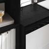 Desk Black Oak Effect 100 x 40 x 76 cm
