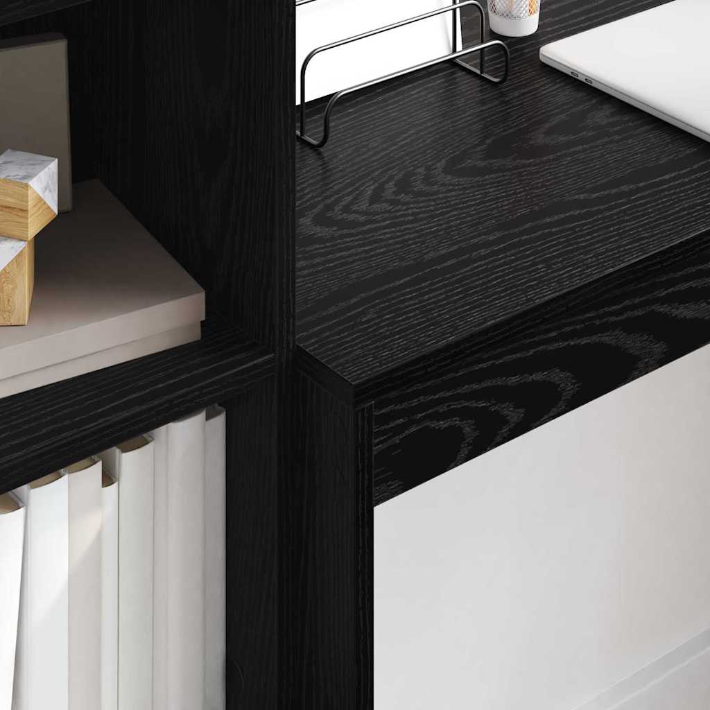 Desk Black Oak Effect 100 x 40 x 76 cm