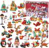 2024 Christmas Advent Calendar with Building Pretend Play Christmas Gift for Boys and Christmas Ages 6 and Up Blocks, Kids' Toy, 24-Day Countdown,