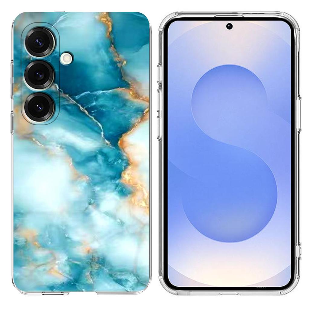 For Samsung Galaxy S25/S24 Case Marble Pattern Printing Soft TPU Phone Cover
