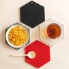 4 шт. термостойкий силиконовый коврик подставки под стаканы изоляционный нескользящий держатель для кастрюль утолщенный коврик под тарелку кухонные принадлежности
