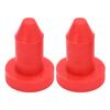 2pcs Kayak Drain Plugs Push In Rubber Drain Stoppers Plugs for Sundolphin Kayak Fishing BoatsRed