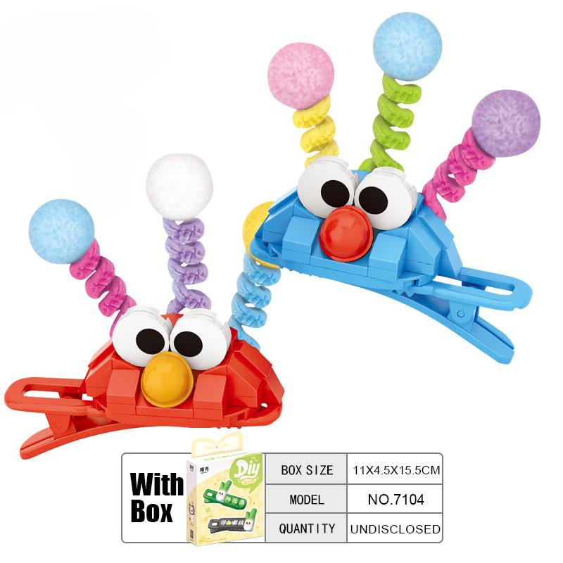 Строительные блоки из скорлупы кокоса, заколки с пандой, кошка, животное, забавные аксессуары для игр в дофамин, подарок для маленьких девочек, Loz