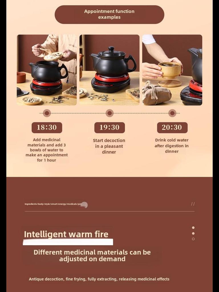 Электрический керамический чайник большой емкости 110 В - автоматический чайник для здоровья китайской медицины