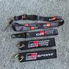 Автомобильная вышивка Подвесные ремешки на шею Брелоки Брелок Для Toyota GR Sport Gazoo Racing Supra Yaris 86 Corolla RAV4 Prado Prius