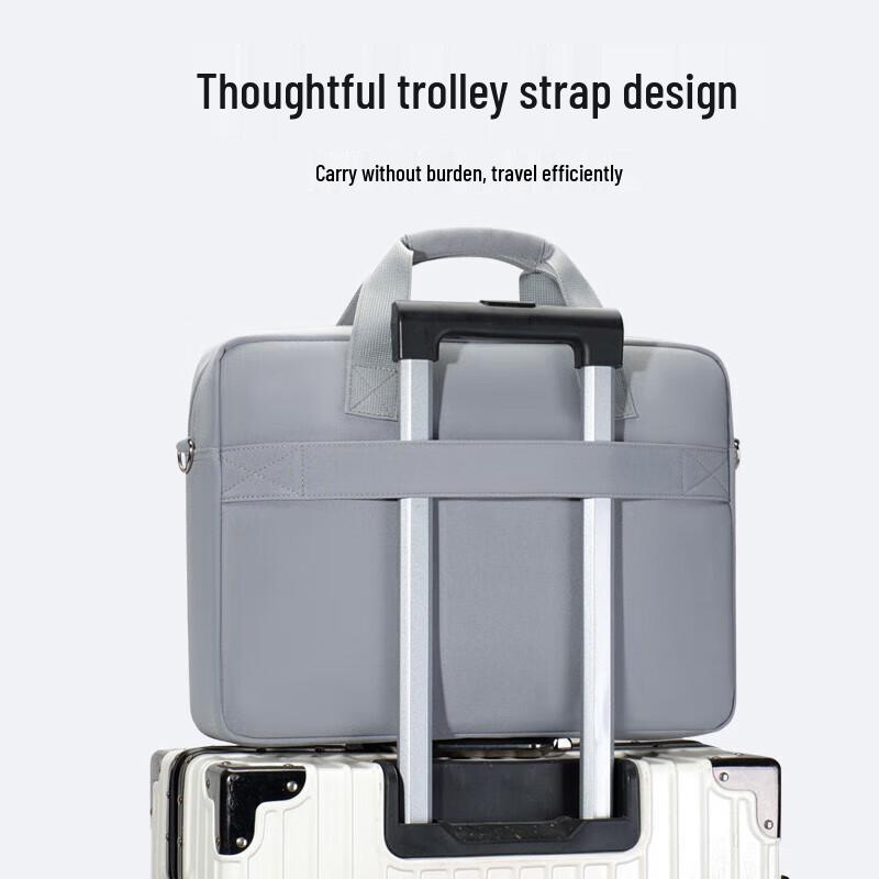 Мужской деловой портфель для ноутбука, наплечная сумка