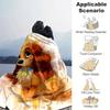 1PC Seasonal Universal Home Decorative Blanket, Warm and Cozy Throw Blanket for All Seasons, Soft Flannel Throw Blanket, Living Room, Travel