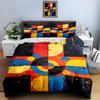 Abstract, geometric, colorful. Bedding Duvet cover sets Duvet covers Pillowcases gifts (1 * Duvet Cover 2 * Pillowcases, without duvet insert)