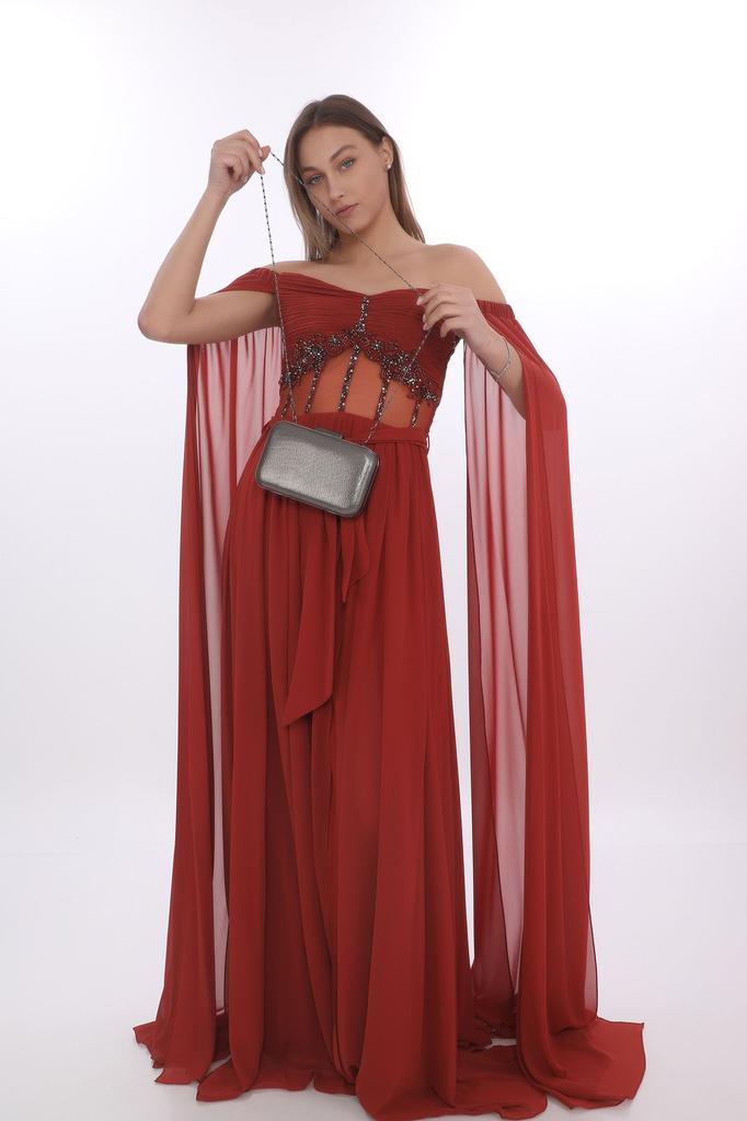 Women's Stylish and Useful Evening Dress Bag Women's Black Skin Matte Evening Dress Portfolio Clutch Bag