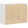 Kitchen Wall Mounted Cabinet Porto Black Wood Based Panel