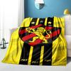 Sport Club Football Crest Printed Throws Blanket Soft Flannel Blankets for Couch Bed Gifts for Men Women Picnic blanket Christmas gifts