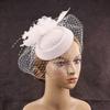 Veil Vintage Hat Headband Flower Fascinator New Fascinator Caps  1950s