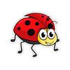22044#For Ladybug Sticker On The Car Vinyl Decal Waterproof Decoration Car Stickers