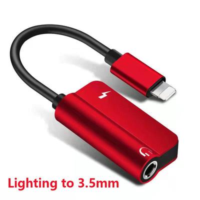 Аудиоадаптер 2 в 1, кабель для зарядки наушников для iPhone 11x7 8 plus, дополнительный кабель для освещения 3,5 мм к разветвителю наушников