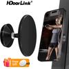 HdoorLink Двусторонний магнитный держатель для телефона для iPhone 15, 14, 13, Samsung Xiaomi, двойной магнитный держатель для телефона, подставка для тренажерного зала, вращение на 720°, крепление для телефона