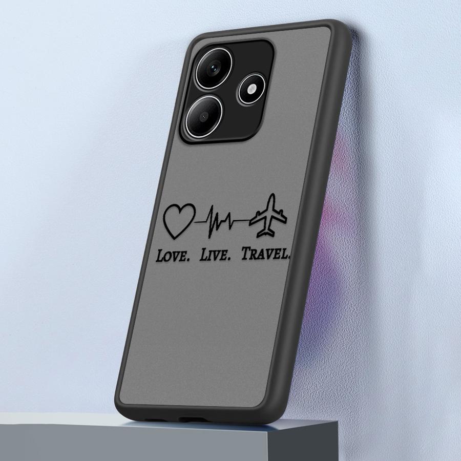 Чехол-накладка на заднюю панель телефона Line Airplane Topographic Funda для Xiaomi Redmi Note 14 13C 12 13 Pro Plus A4 11 14C 9S 10