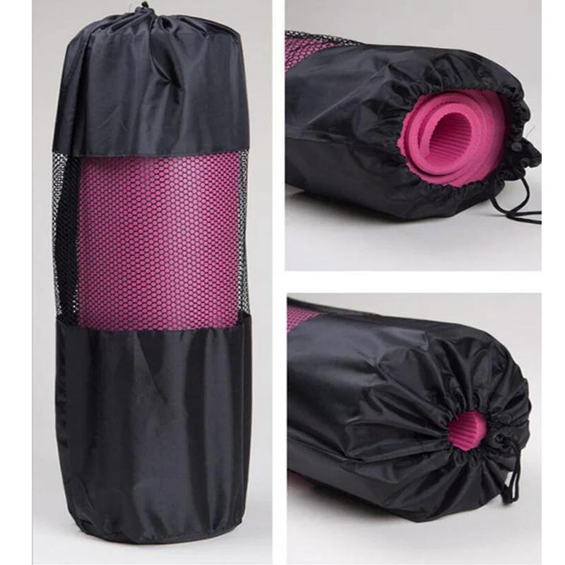 Yoga Mat Package Storage Bags Adjustable Strap Waterproof Mesh Drawstring Bag Portable Fitness Workout Gym Bags Sports Backpack