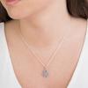 Pandora Winter Kiss Snowflake Pendant 925 Silver Pendant Unisex Couple Style 390354CZ
