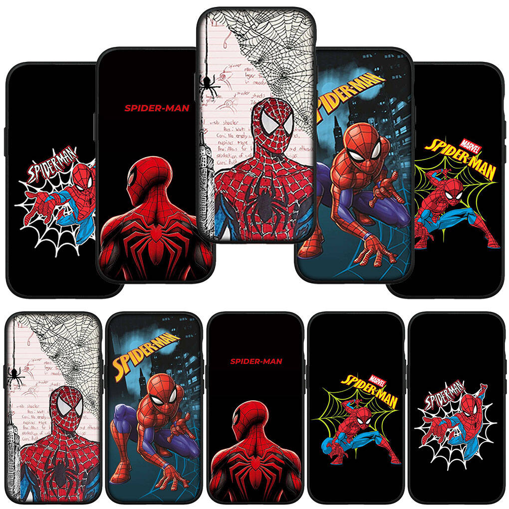 Phone Case for Samsung Galaxy S25 S23 S22 S24 Ultra FE A05 A06 A15 A16 A36 A37 A35 A54 A55 A56 A57 A25 A26 A53 Super Spiderman Spider Man Marvel Cover