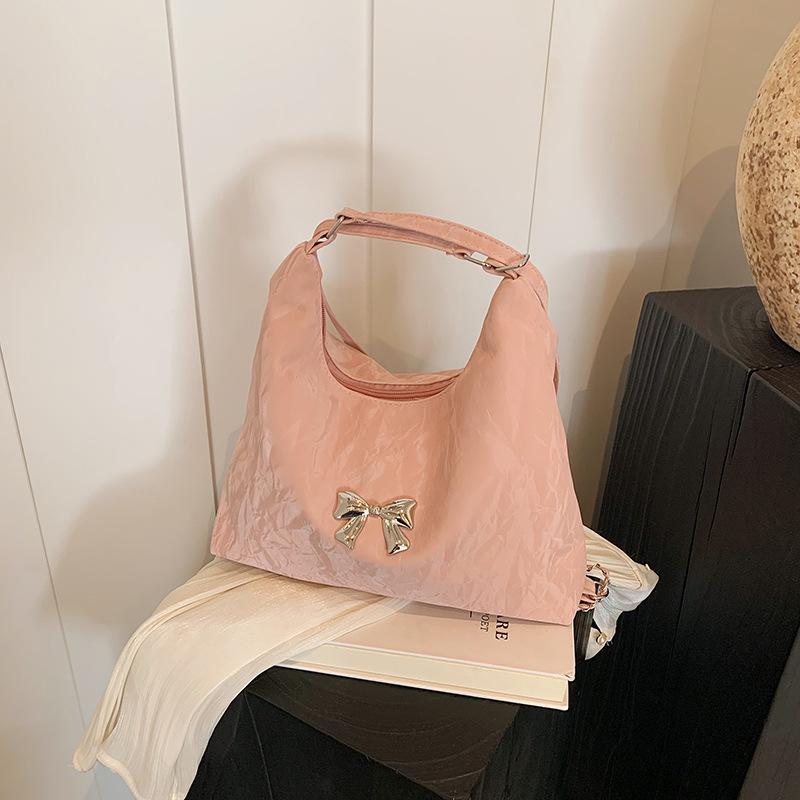 Повседневный мягкий женский рюкзак большой емкости, новый стильный рюкзак, модная вышитая бабочка, простая сумка-тоут на одно плечо