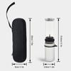 Portable Gas Camping Lantern Outdoor Candle Lamp with Storage Bag for Camping Hiking Travel