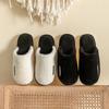 Cotton Slippers Women's Spring and Autumn Winter Home Use Non-slip Home Indoor Warmth Winter Plush Men's Customization