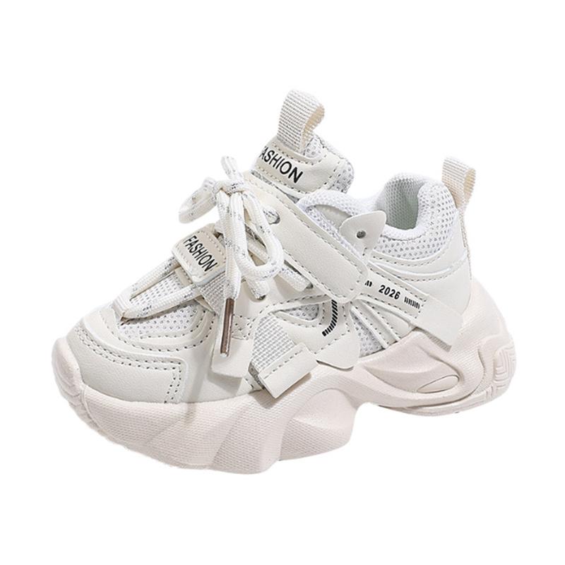 New Spring Children Shoes Mesh Breathable Kids Sport Shoes Soft Sole Non-slip Fashion Toddler Boys Girls Sneakers EU 21-30