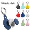 Силиконовый брелок для Apple Airtags Чехол Защитная крышка 360° Водонепроницаемый держатель для Airtag Аксессуары для трекера Чехол для AirTag Брелок