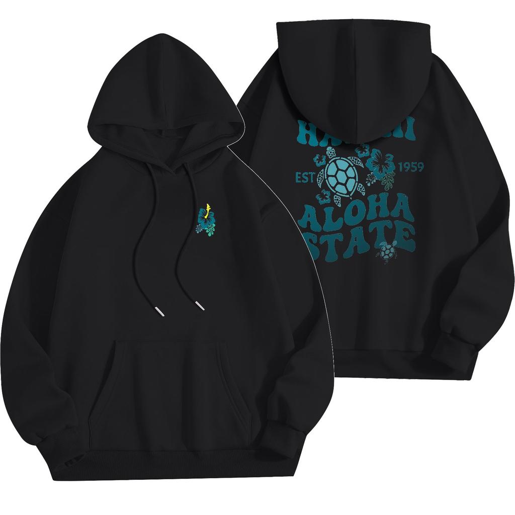 Женский модный легкий свитер с длинными рукавами и карманами с цветочным принтом