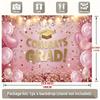 2D Sweet Pink Gold Graduation Bedroom Tapestry