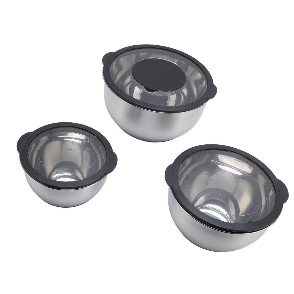 3 шт. миски для смешивания с крышками 3 шт. терки салатница из нержавеющей стали набор для выпечки и еды на кухне