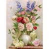 5D Diamond Painting Flower Vase Peony Picture Rhinestone DIY Cross Stitch