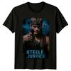 Стил Джастис (1987) Футболка с постером фильма в стиле ретро 80-х