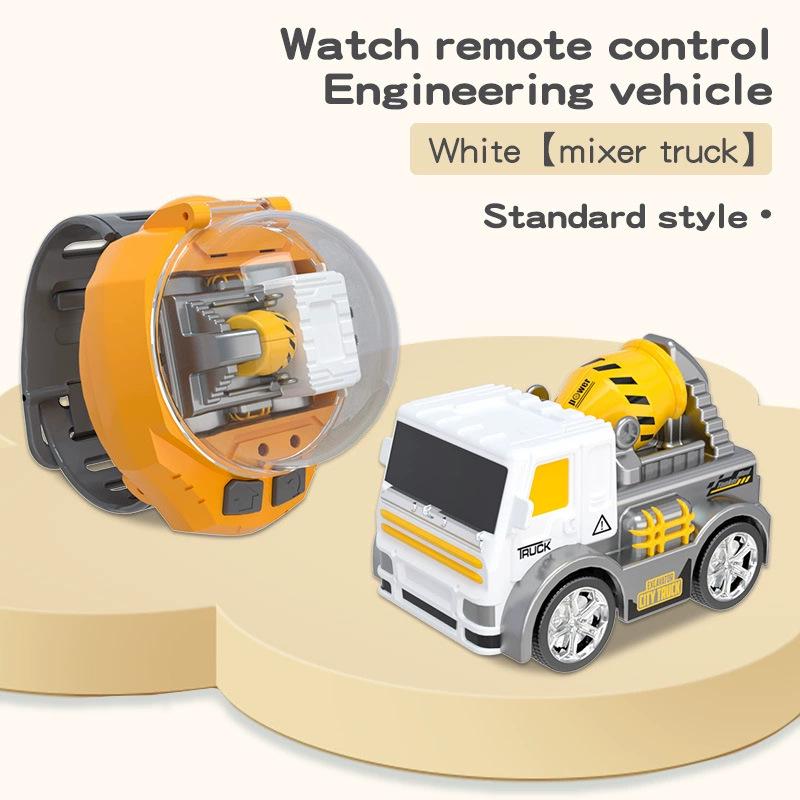 Children's Remote Control Engineering Vehicle Toy - G Watch Model (White Rabbit Capybara)