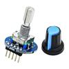 Rotary Encoder Round Knob Module 5V Digital Potentiometer Rotary Knob Cap High Precision for Car Audio Electronic Device