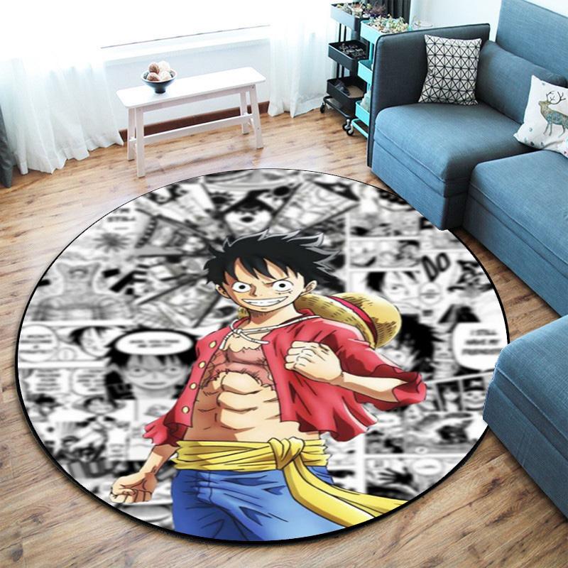 Милая Обезьянка D. Ковер Luffy из японской манги ONE PIECE мягкий, для дома, спальни, декора коврика для двери и противоскользящий ковер E9