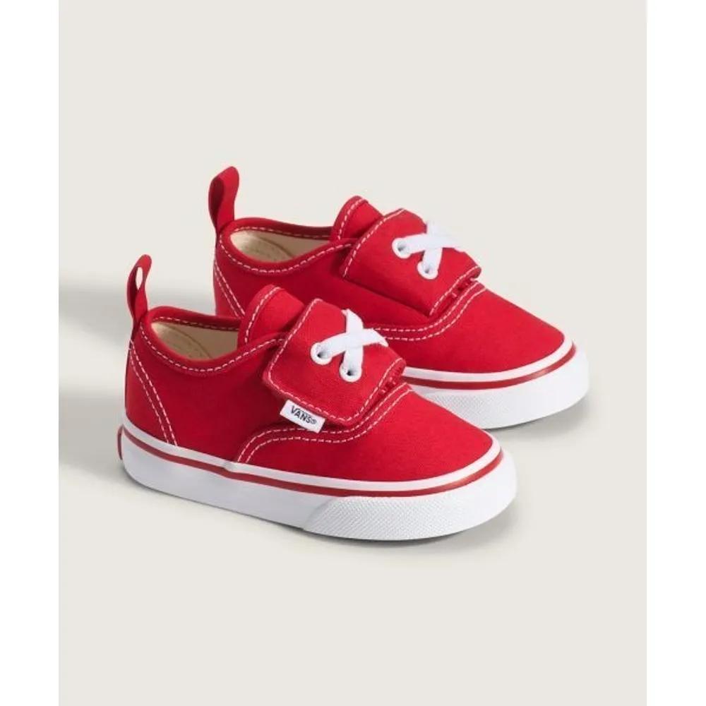 Vans KIDS Authentic Elastic V Toddler - Red VN000EENCJG1