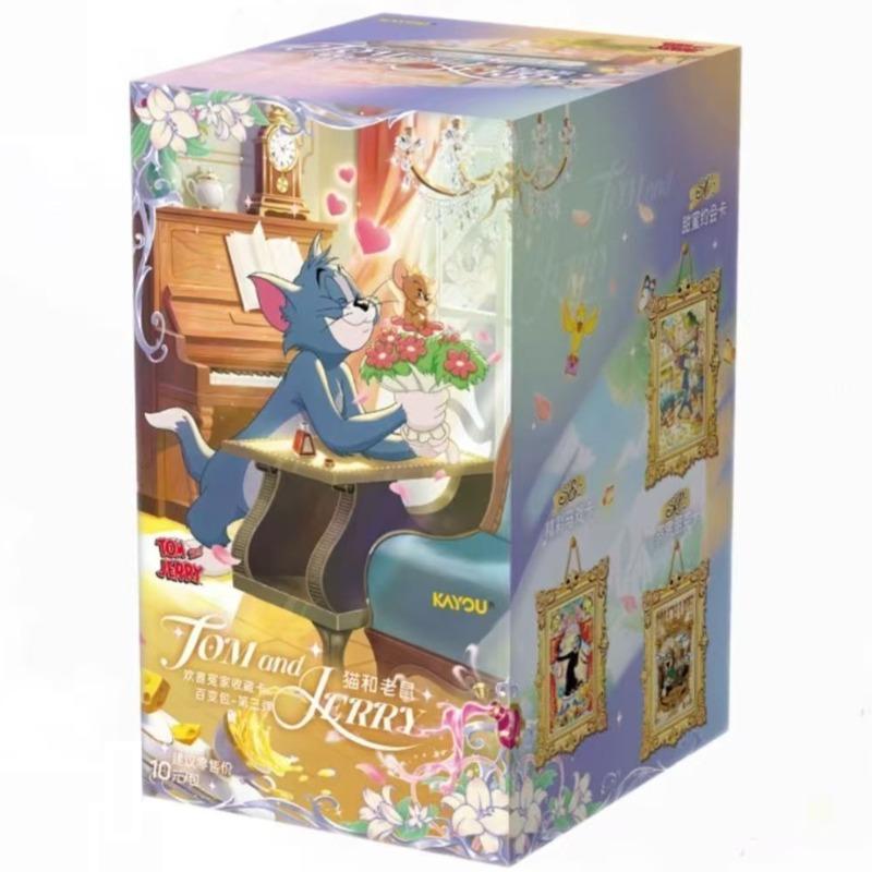 Genuine Tom and Jerry Collectible Cards Series 3 Happy Enemies Cartoon Tom Cards Anime Merchandise Holiday Gifts