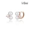 [LsSHOP] Серьги с перламутровыми хлопьями 14K (Позолоченный)_LJ0834BRE